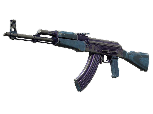 AK-47 | Полуночный глянец — поношенное, закалённое в боях
