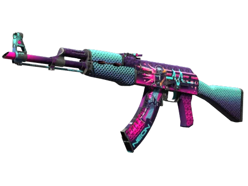 AK-47 | Неоновый гонщик — после полевых испытаний