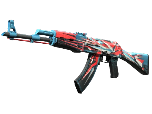 AK-47 | Буйство красок — прямо с завода, немного поношенное