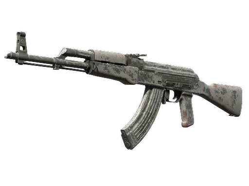 AK-47 | Смешанный серый камуфляж — поношенное, закалённое в боях