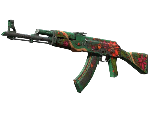 AK-47 | Дикий лотос — поношенное, закалённое в боях