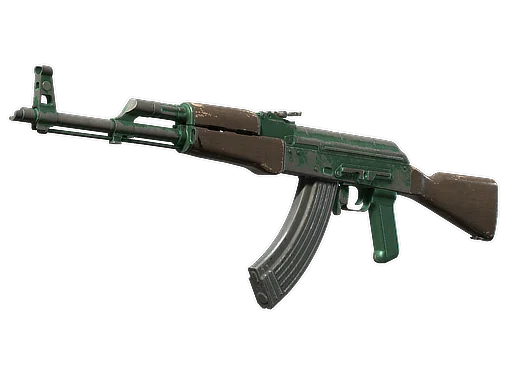 AK-47 | Зимняя зелень — поношенное, закалённое в боях