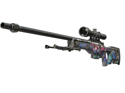 AWP | Неонуар — поношенное, закалённое в боях