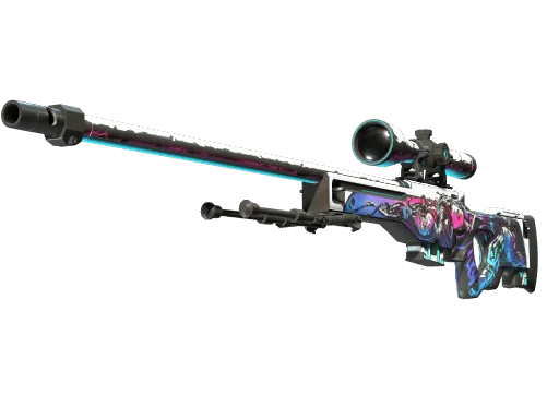 AWP | Неонуар — прямо с завода, немного поношенное