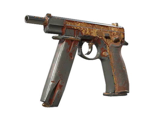CZ75-Auto | Медовый пейсли — поношенное, закалённое в боях