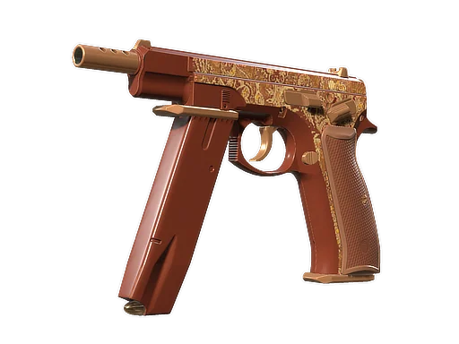 CZ75-Auto | Медовый пейсли — прямо с завода, немного поношенное