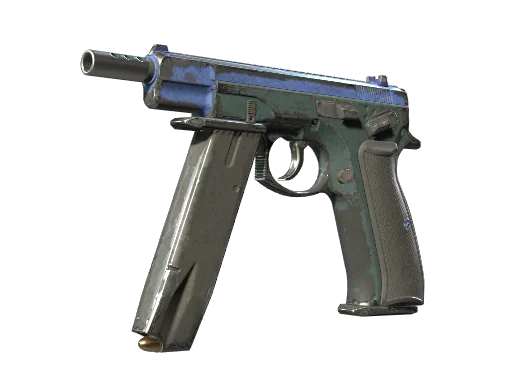 CZ75-Auto | Индиго — поношенное, закалённое в боях