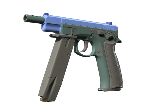 CZ75-Auto | Индиго — прямо с завода, немного поношенное