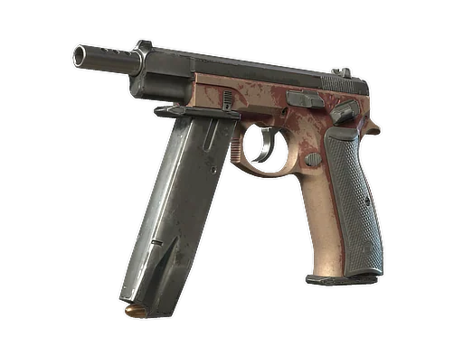 CZ75-Auto | Розовый жемчуг — поношенное, закалённое в боях
