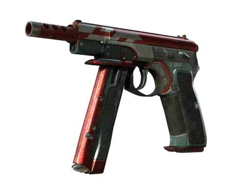 CZ75-Auto | Красный ястреб — поношенное, закалённое в боях