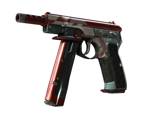 CZ75-Auto | Красный ястреб — прямо с завода, немного поношенное