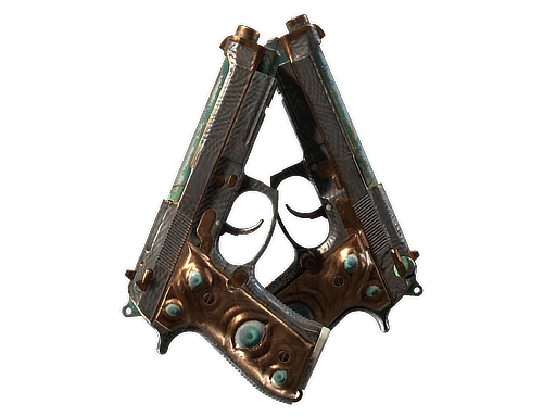 Dual Berettas | Ангельские глаза — поношенное, закалённое в боях