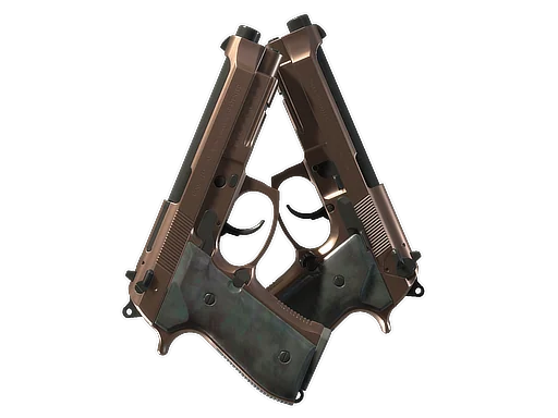 Dual Berettas | Розовый перламутр — прямо с завода, немного поношенное