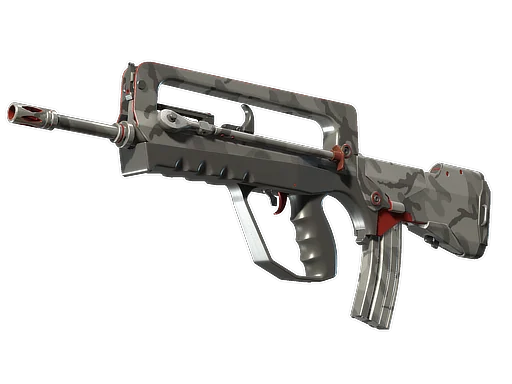 FAMAS | Серый призрак — прямо с завода, немного поношенное