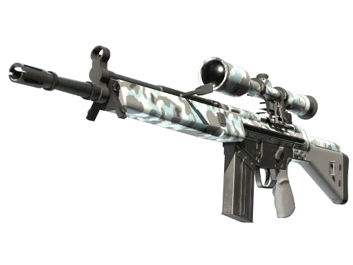 G3SG1 | Арктический камуфляж — прямо с завода, немного поношенное