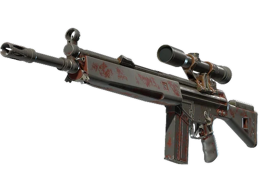 G3SG1 | Красная яшма — поношенное, закалённое в боях