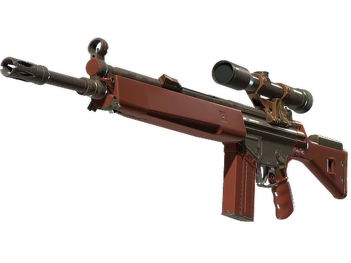 G3SG1 | Красная яшма — прямо с завода, немного поношенное