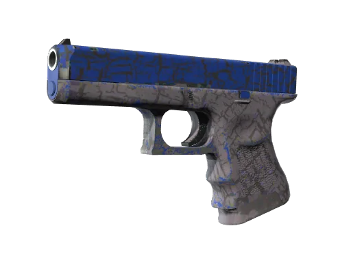 Glock-18 | Синяя трещина — после полевых испытаний