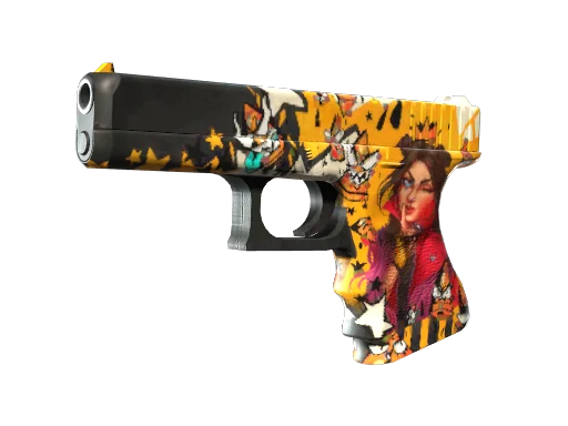 Glock-18 | Королева пуль — прямо с завода, немного поношенное