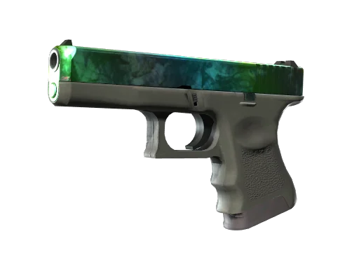 Glock-18 | Гамма-волны (Фаза 3) — прямо с завода, немного поношенное