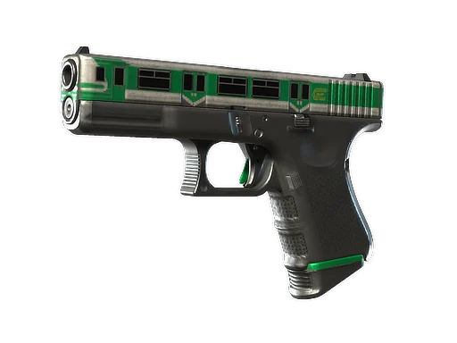 Glock-18 | Зелёная ветка — прямо с завода, немного поношенное
