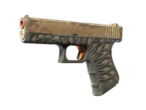 Glock-18 | Ифритова решётка — поношенное, закалённое в боях