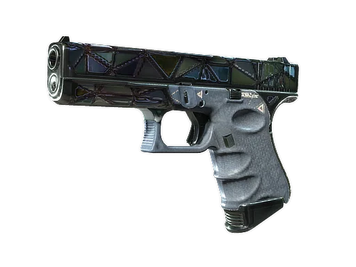 Glock-18 | Зеркальная мозаика — прямо с завода, немного поношенное