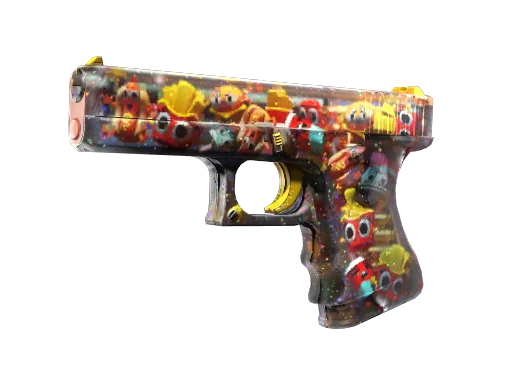 Glock-18 | Нападение жора — прямо с завода, немного поношенное