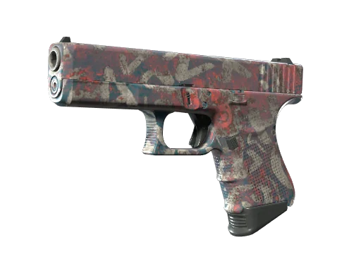Glock-18 | Расписная бирюза — прямо с завода, немного поношенное
