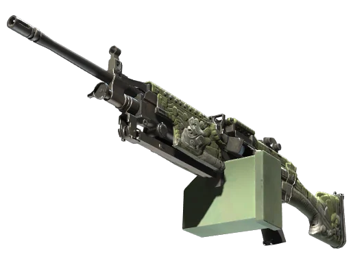 M249 | Ацтекские мотивы — прямо с завода, немного поношенное