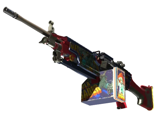 M249 | Космический воитель — прямо с завода, немного поношенное