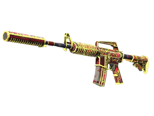 M4A1-S | Огонь Чантико — поношенное, закалённое в боях