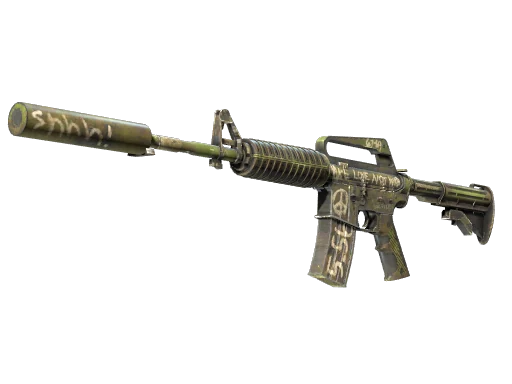 M4A1-S | Взгляд в прошлое — прямо с завода, немного поношенное