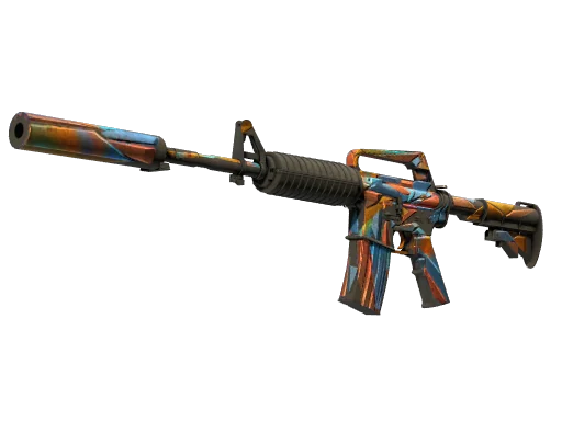 M4A1-S | Хрусталь — поношенное, закалённое в боях