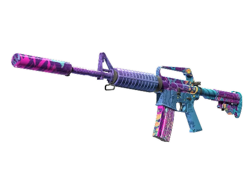 M4A1-S | Дикий тусовщик — прямо с завода, немного поношенное