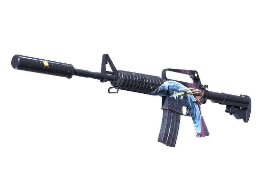 M4A1-S | Стратосфера — прямо с завода, немного поношенное