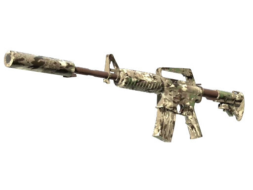 M4A1-S | Смешанный камуфляж — прямо с завода, немного поношенное