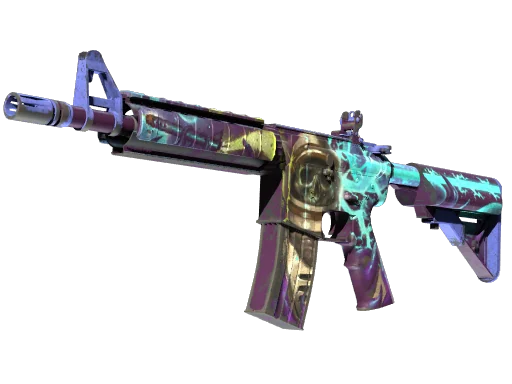 M4A4 | Безлюдный космос — поношенное, закалённое в боях