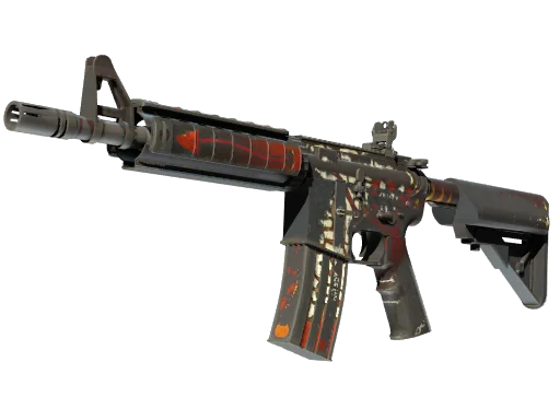 M4A4 | Адское пламя — поношенное, закалённое в боях
