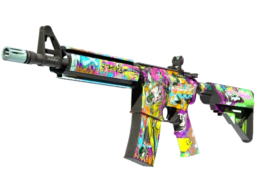 M4A4 | В живом цвете — прямо с завода, немного поношенное