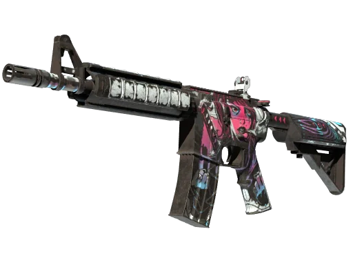 M4A4 | Неонуар — поношенное, закалённое в боях