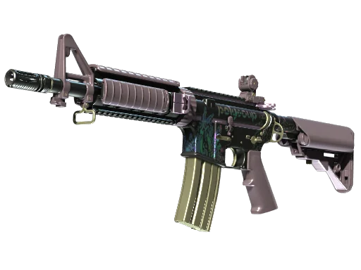M4A4 | Полигональная смесь — прямо с завода, немного поношенное