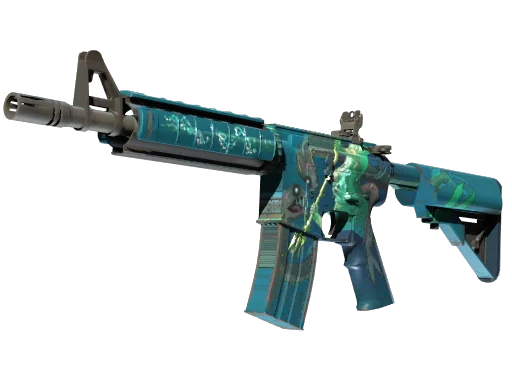M4A4 | Посейдон — прямо с завода, немного поношенное