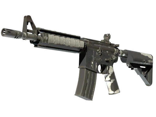 M4A4 | Пиксельный камуфляж «Город» — поношенное, закалённое в боях