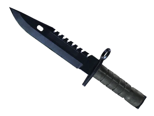 ★ Штык-нож M9 | Вороненая сталь — поношенное, закалённое в боях