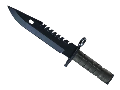 ★ Штык-нож M9 | Вороненая сталь — прямо с завода, немного поношенное