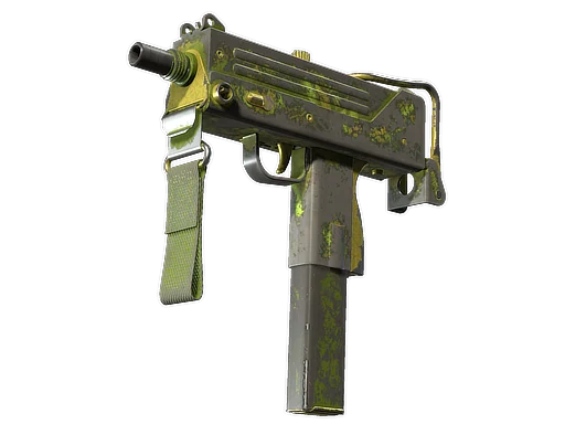 MAC-10 | Кислотные шестигранники — поношенное, закалённое в боях
