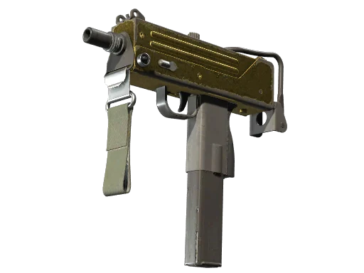 MAC-10 | Золотой кирпич — поношенное, закалённое в боях