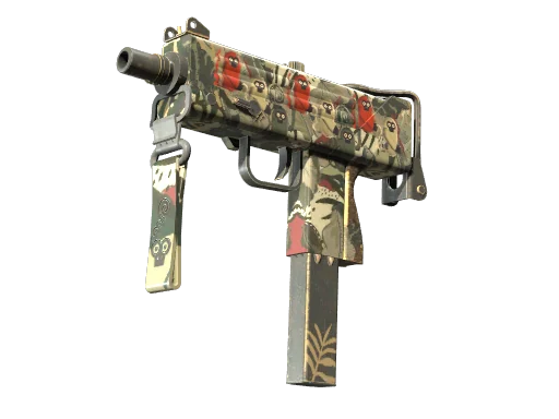 MAC-10 | Обезьяний камуфляж — прямо с завода, немного поношенное