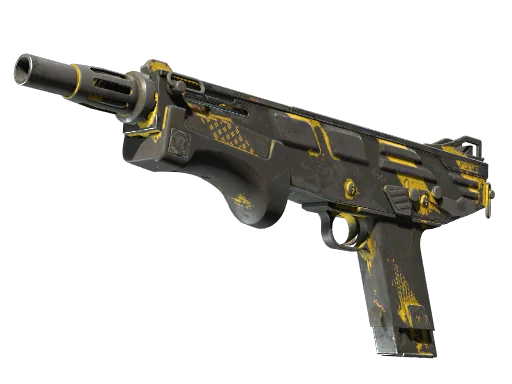 MAG-7 | Желто-черные полосы — поношенное, закалённое в боях